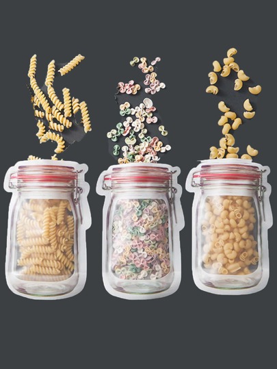 حقيبة تخزين نمط ثعبان شكل قنينة 10 قطع