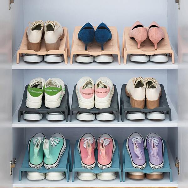 

Однотнный стеллаж для хранения обуви 1шт, Многоцветный