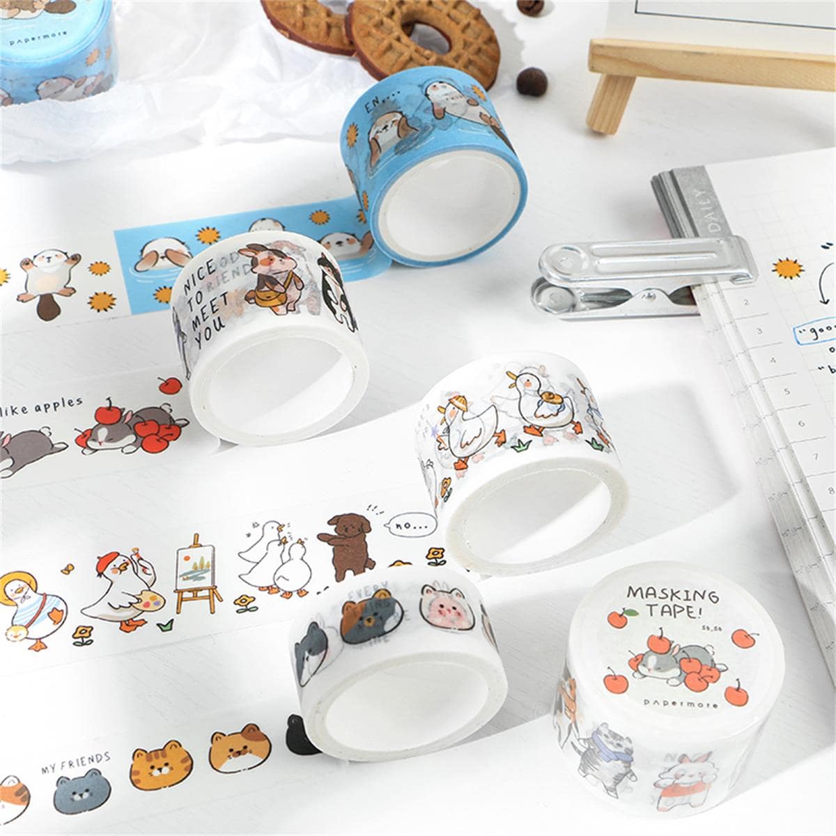 

1roll Cartoon Decorative Random Tape