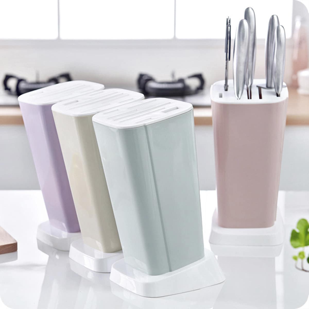 

1pc Kitchen Knife Storage Rack