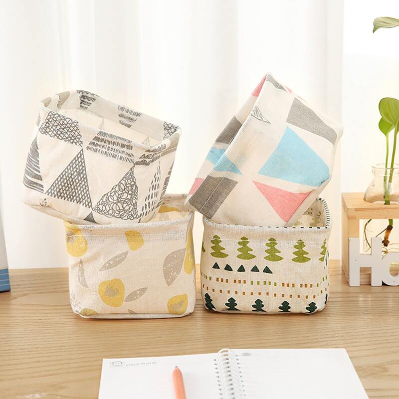 

1pc Graphic Print Storage Basket, Multicolor