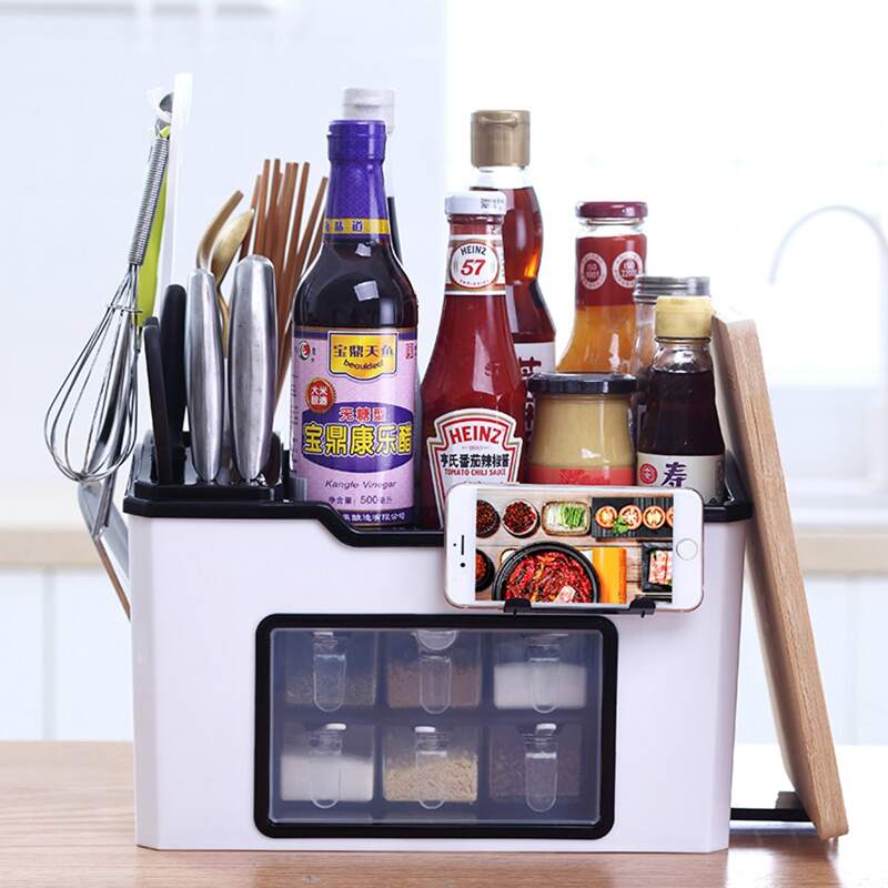 

1pc Multifunctional Kitchen Storage Box, Multicolor