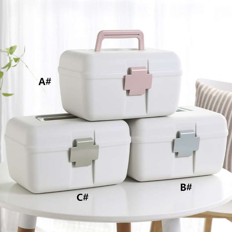 

1pc Household Medicine Storage Box, Multicolor