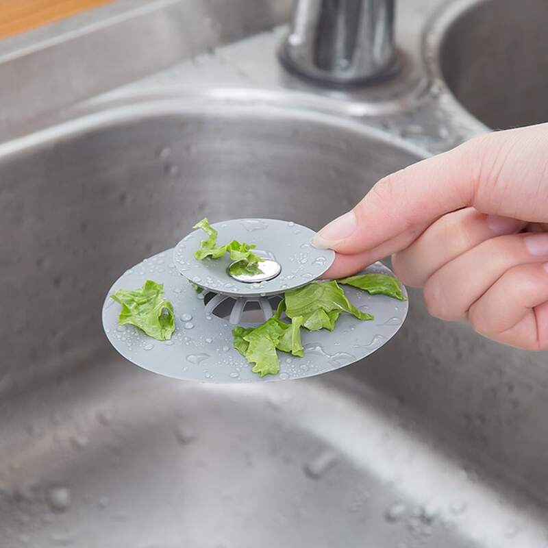 

1pc Solid Drain Sink Filter, Multicolor