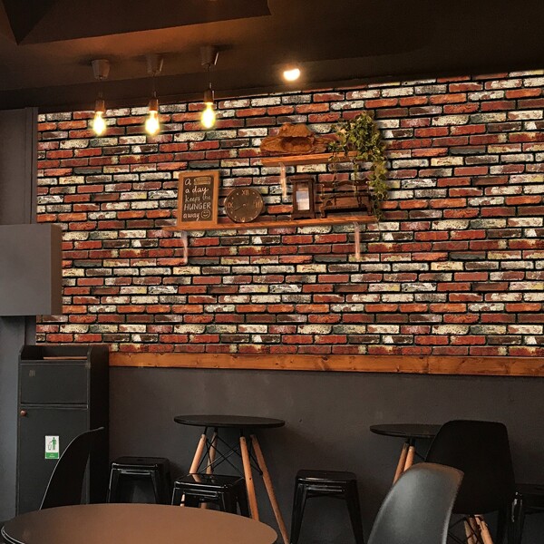 

1pc Brick Pattern Wall Sticker