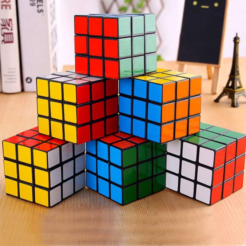 

1pc Third-order Rubiks Cube, Multicolor