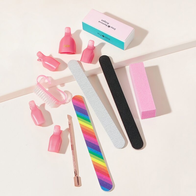 

Manicure Nail File Set, Multicolor