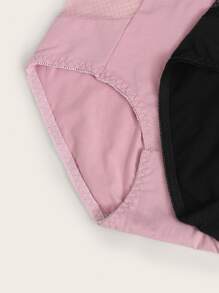 2 Packs Mesh Insert Panty Set - Multicolor - View 4