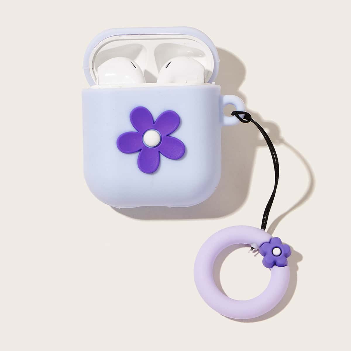 

Floral Airpods Case, Purple