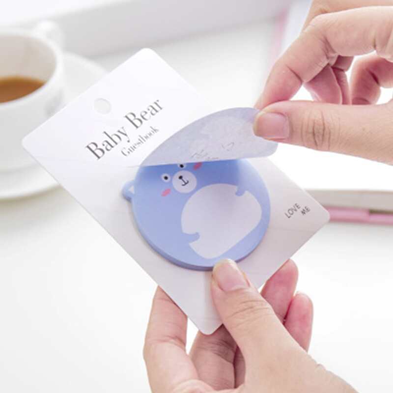 

30pcs Cartoon Sticky Note, Multicolor