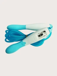 Corde à sauter à compteur - Bleu azur - Voir 2