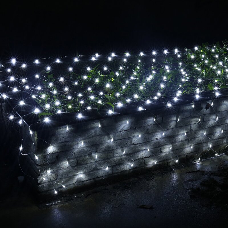 

96pcs Net Mesh String Light, White