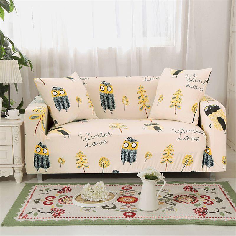

Cartoon Graphic Stretchy Sofa Cover Without Cushion Cover, Multicolor