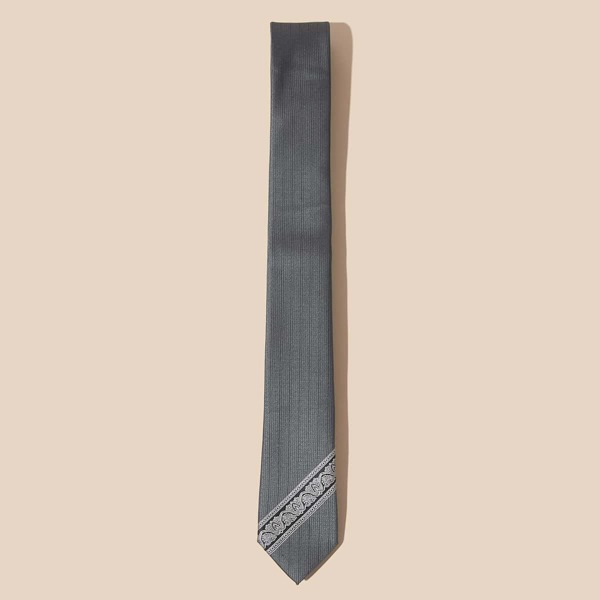 

Men Graphic Tie, Grey