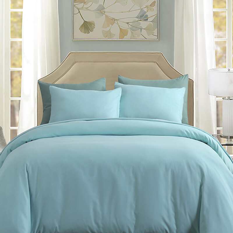 

Solid Bedding Set Without Filler, Blue
