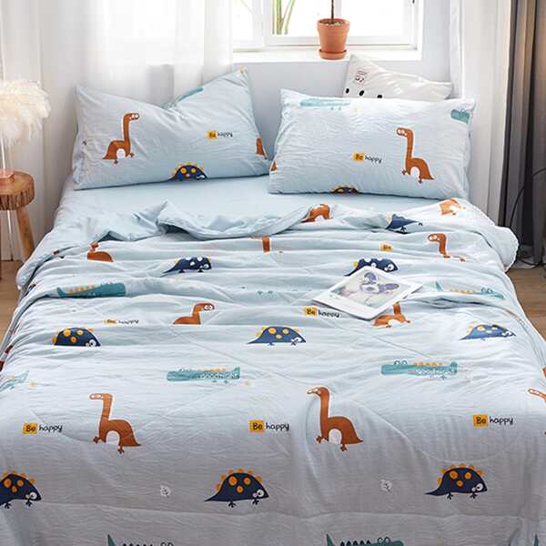 

Летнее одеяло с мультяшным принтом, Многоцветный