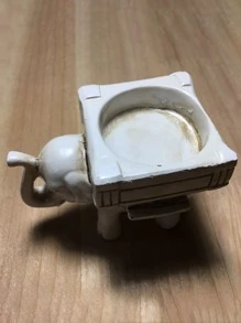 1 pieza soporte de vela con diseño de animal - Blanco - Ver 5