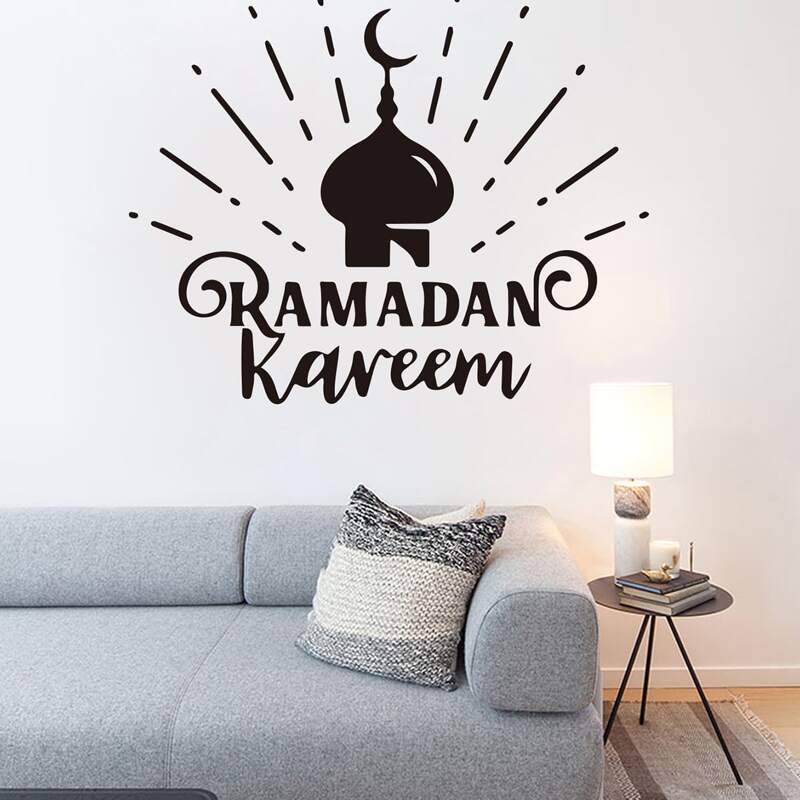 

1pc Castle Print Wall Sticker