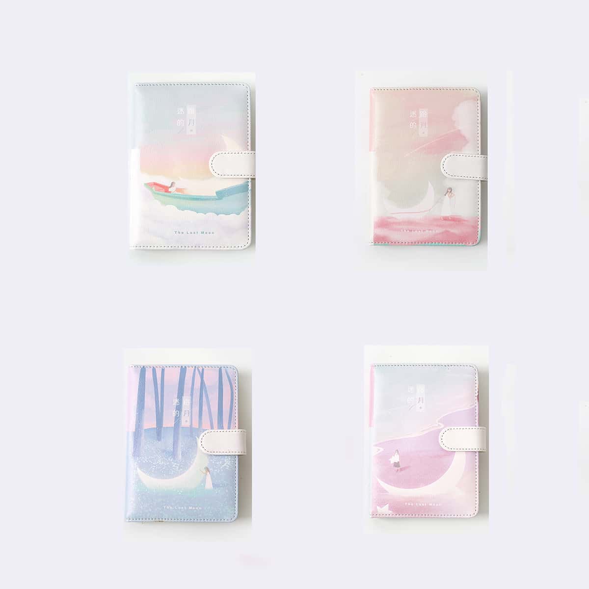 

1pc Cartoon Figure Print Cover Notebook