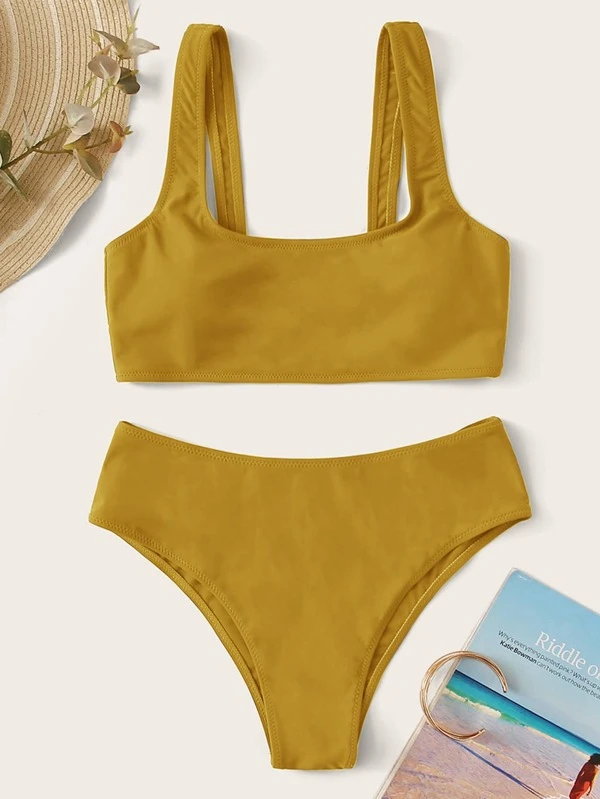 shein scoop neck bikini
