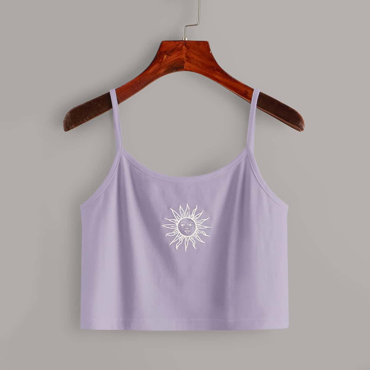

Sun Graphic Lilac Purple Cami