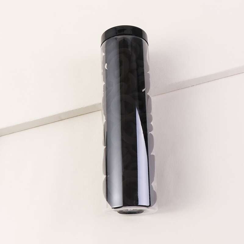 

100pcs Solid Hair Tie, Black