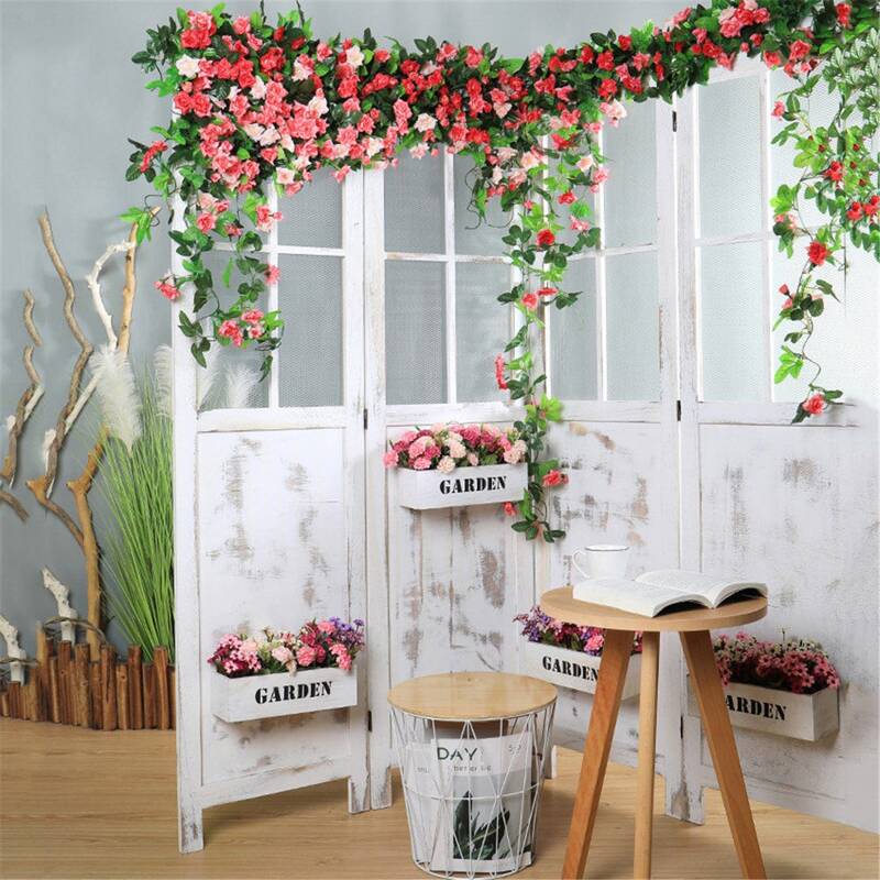 

1pc Artificial Flower Vine, Multicolor
