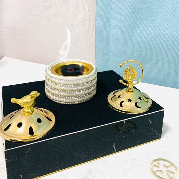 

1pc Moon & Star Hollow Incense Burner