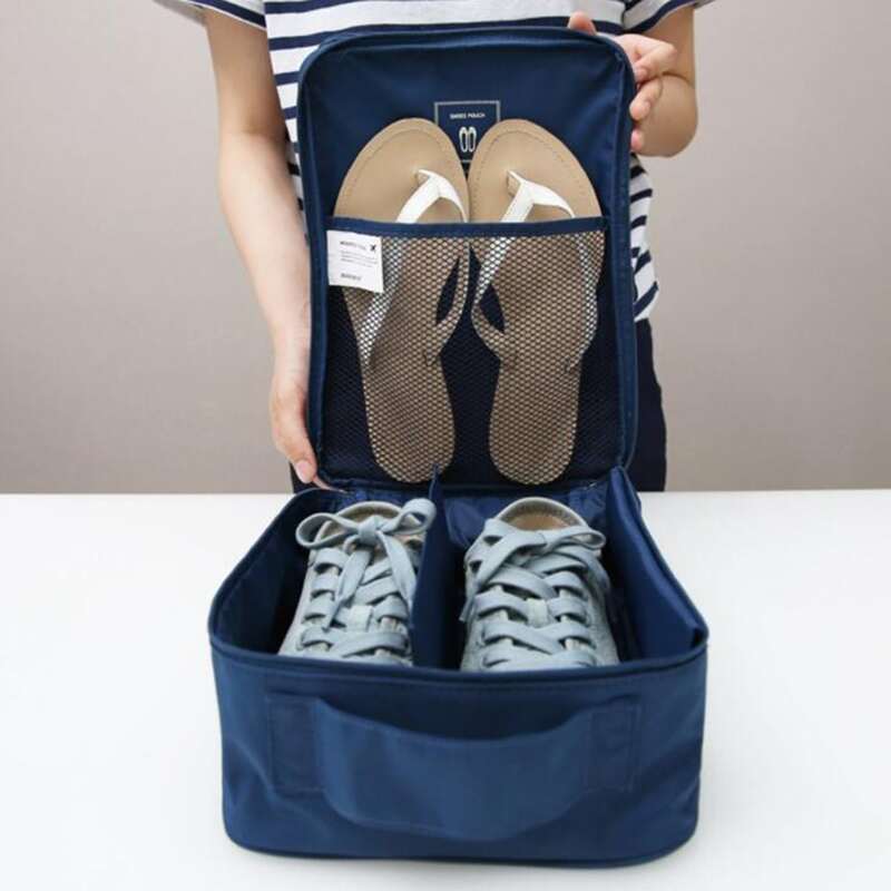 

1pc Solid Shoes Storage Bag, Multicolor