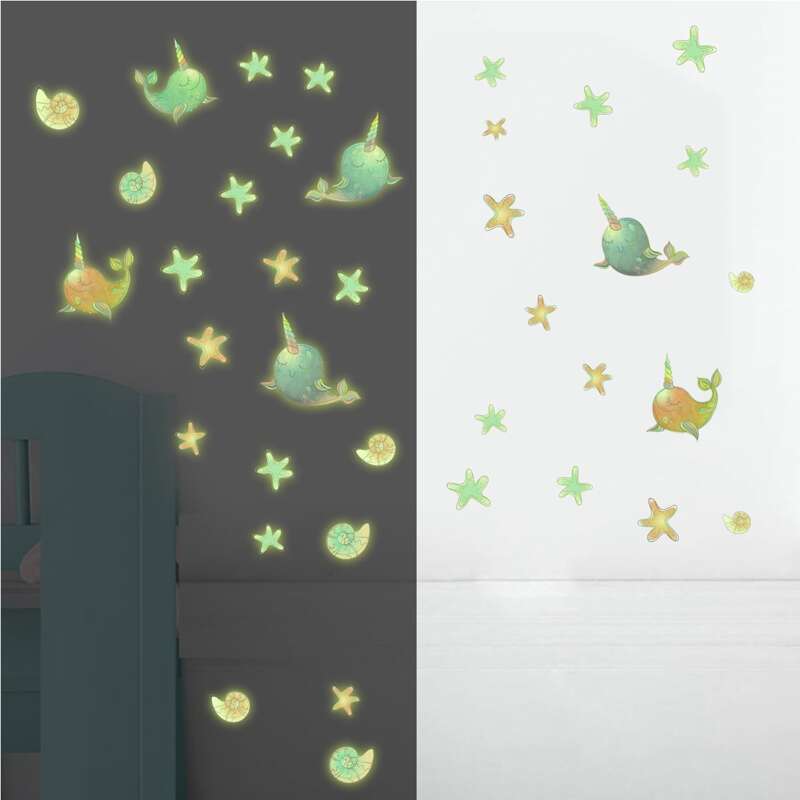 

3pcs 1 Set Luminous Cartoon Wall Sticker