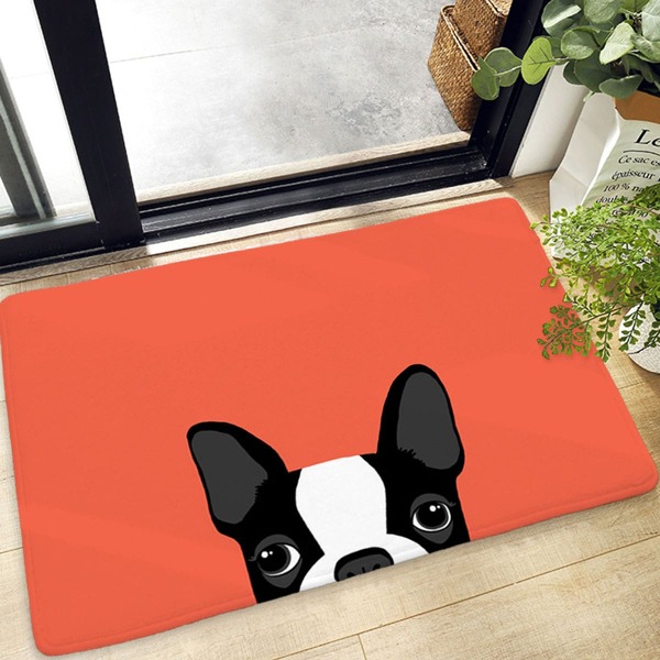 

Animal Print Door Mat, Orange