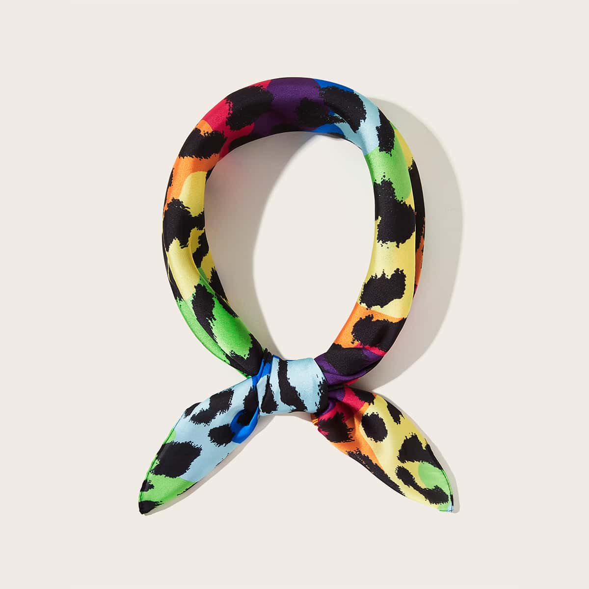 

Leopard Pattern Bandana, Multicolor