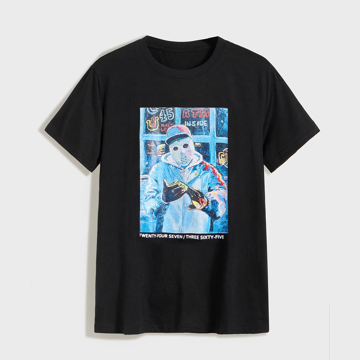 

Guys Figure Graphic Tee, Black