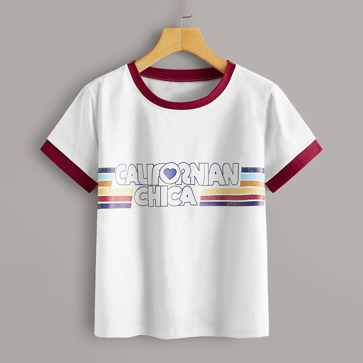 

Letter Graphic Tee, White