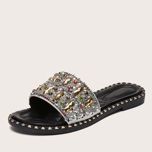 

Rhinestone Decor Sliders, Multicolor
