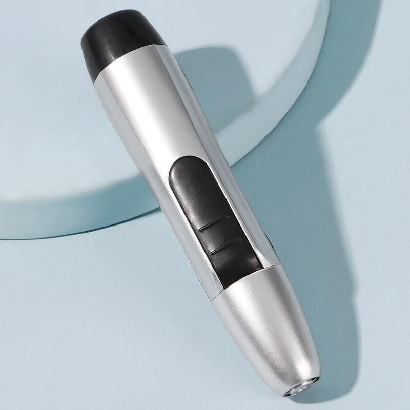 

Nose Hair Trimmer With Brush, Silver