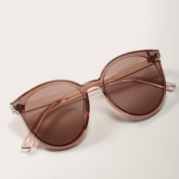 

Clear Frame Sunglasses With Case