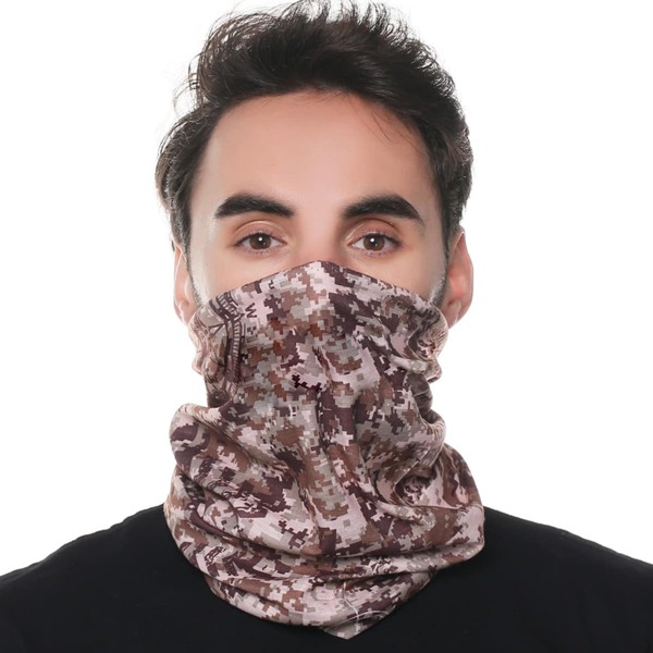 

Men Camouflage Pattern Protection Face Mask Scarf, Multicolor