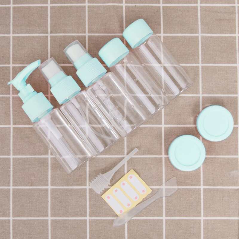 

10pcs Travel Bottle Set, Blue