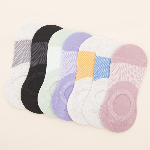 

Контрастные носки 7 пар, Многоцветный