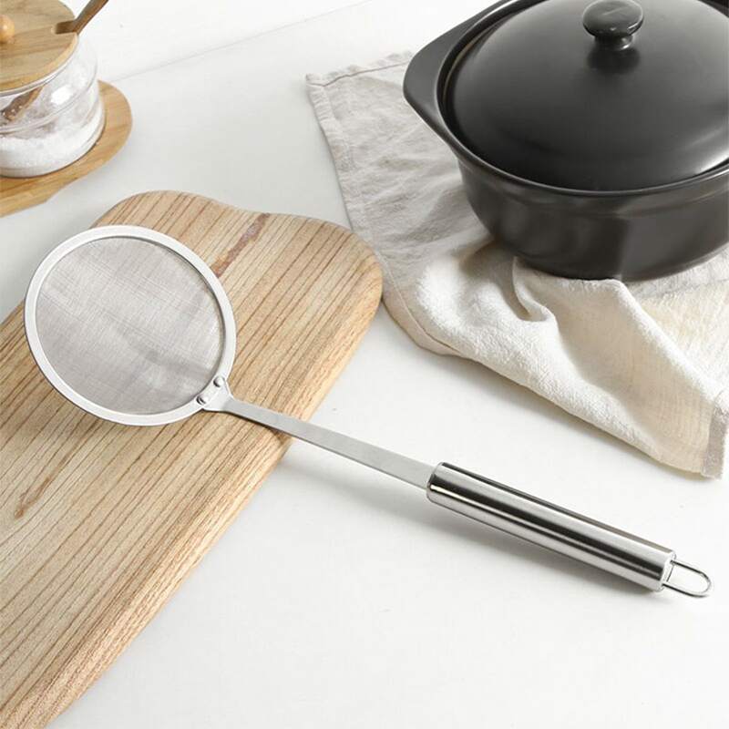 

Solid Colander Spoon, Silver