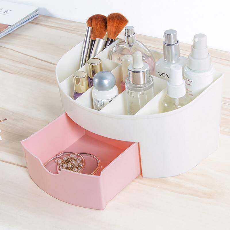 

1pc Multi-grid Cosmetic Storage Box, Multicolor