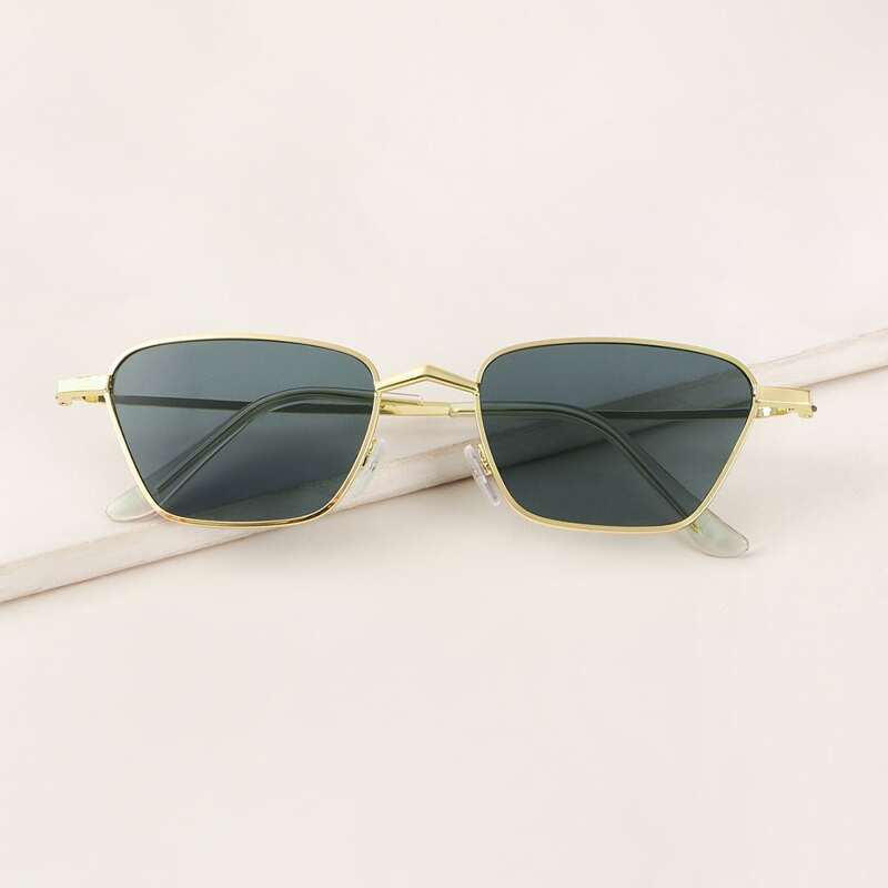 

Metal Frame Sunglasses With Case, Black
