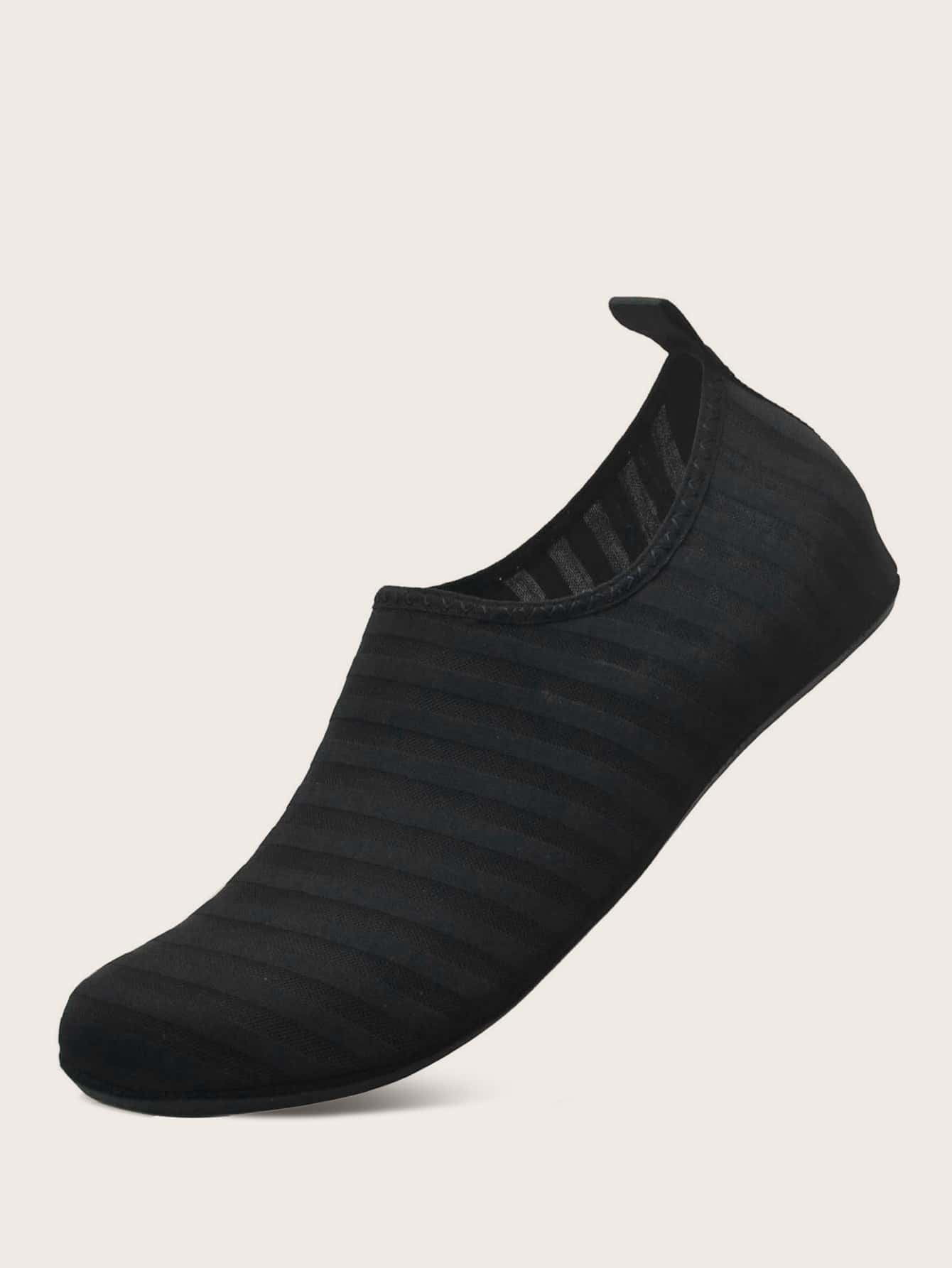 mens wide fit black slip on shoes