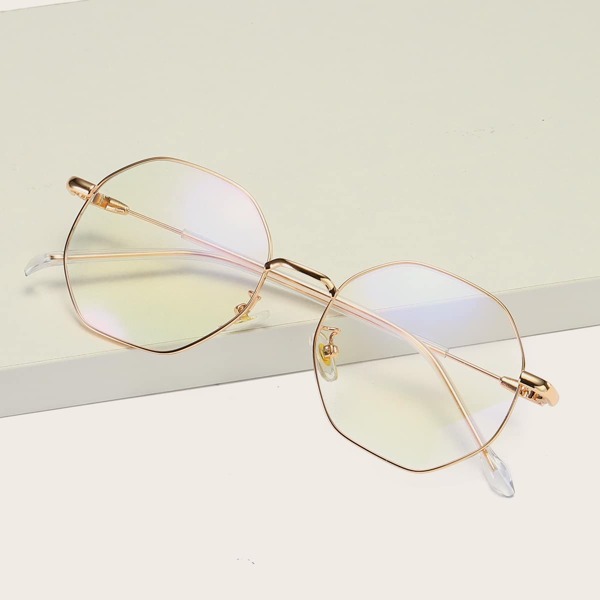 

Metal Frame Glasses, Gold