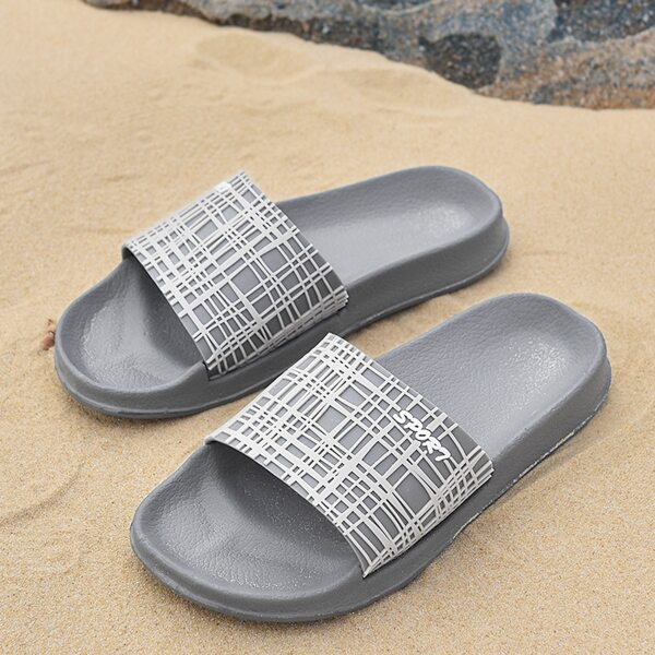 

Men Wide Fit Sliders, Grey