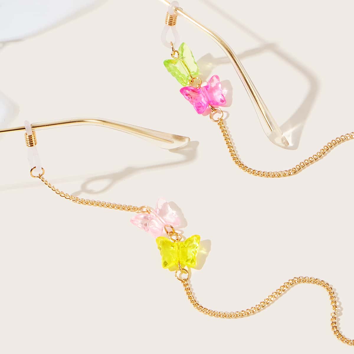 

Butterfly Decor Glasses Chain, Gold