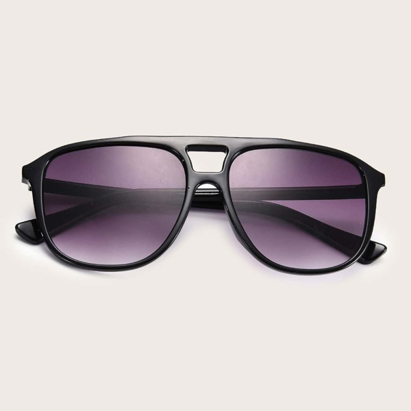 

Flat Top Acrylic Frame Sunglasses With Case, Multicolor