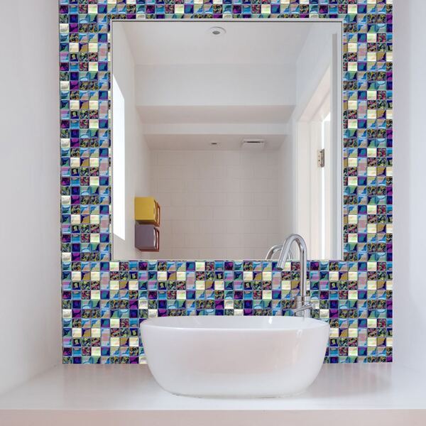

18pcs Mosaic Tile Wall Sticker