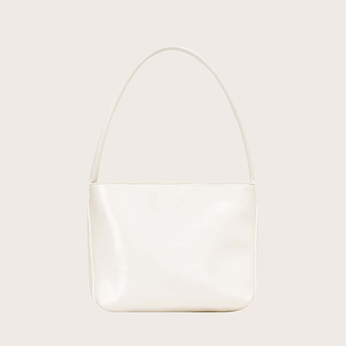 

Minimalist Tote Bag, White
